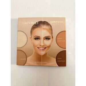 Elle Tracie Countour Highlight Palette 4 Shade Face Sculpting Kit Light to Dark